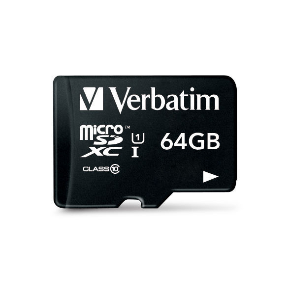 Verbatim 64GB micro SDXC pamäťová karta Class 10 adaptér 44084